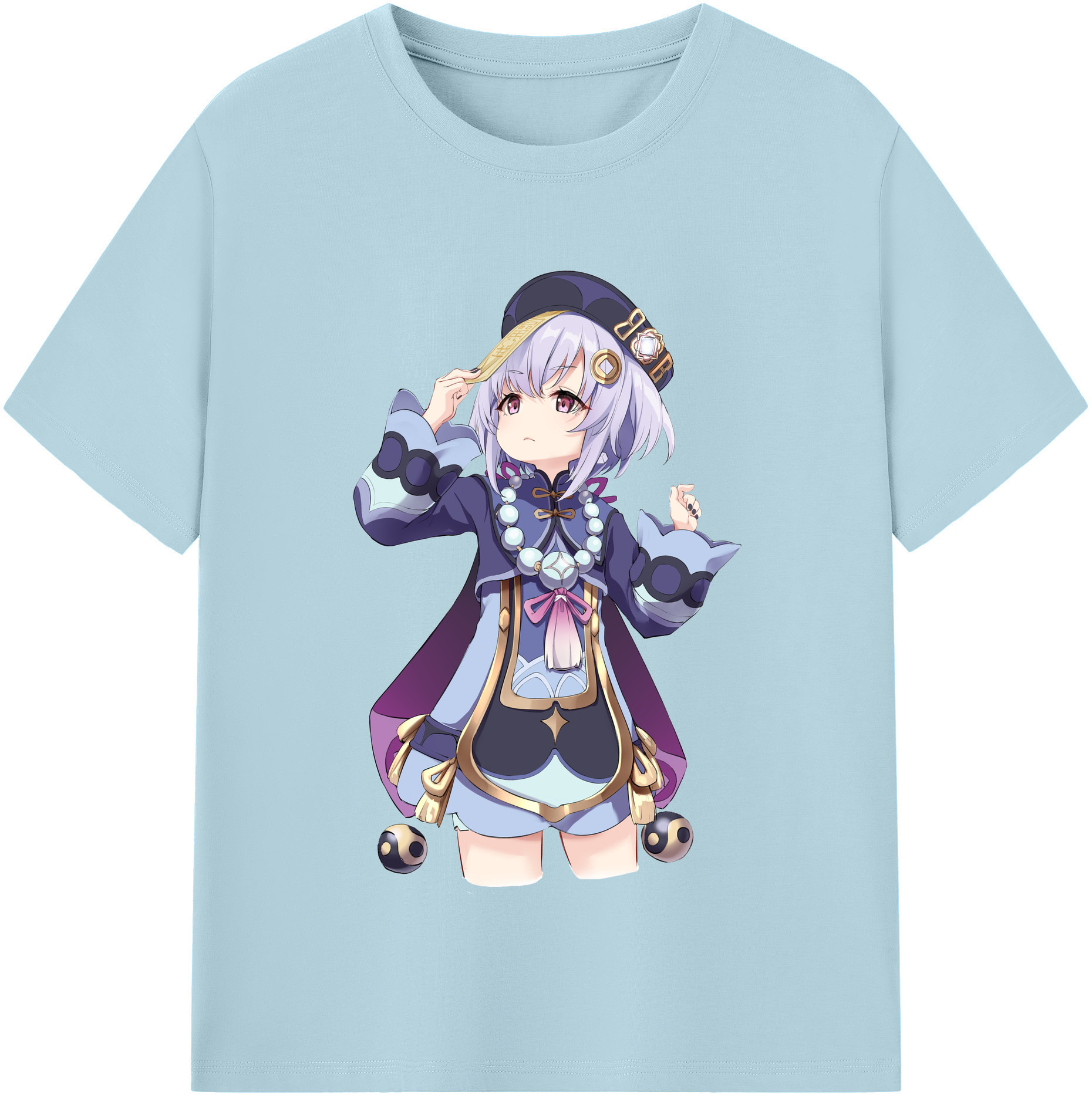 げんし神 七七 なな  genshin Nana 綿100％半袖Tシャツ（フロントプリント）